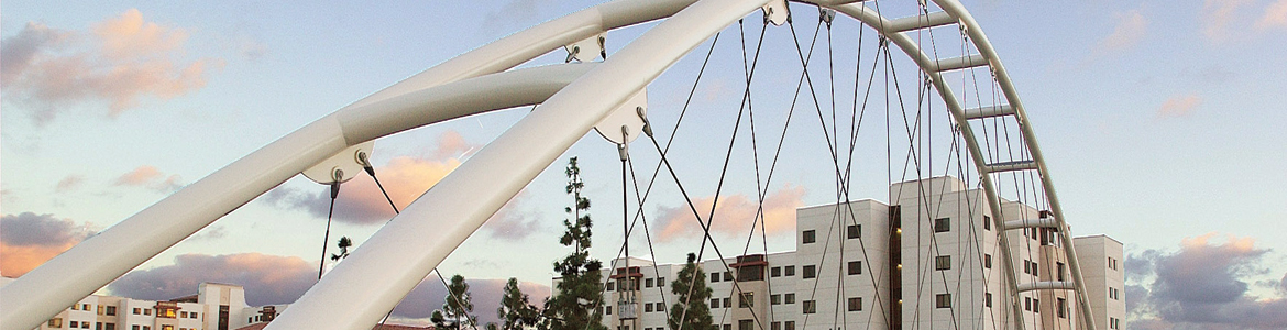 A photo of SDSU Walking Bridge