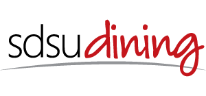 SDSU Dining logo.